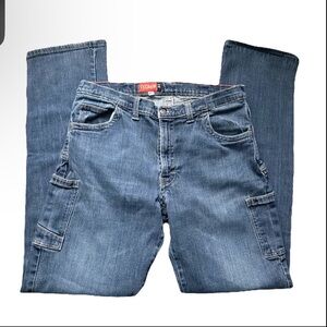 TECGEN FR Inherent Stretch Denim Utility Jeans Men’s Size 33x33 Workwear